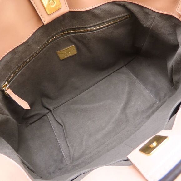 FENDI Beige Leather Tote Bag - Picture 8 of 10